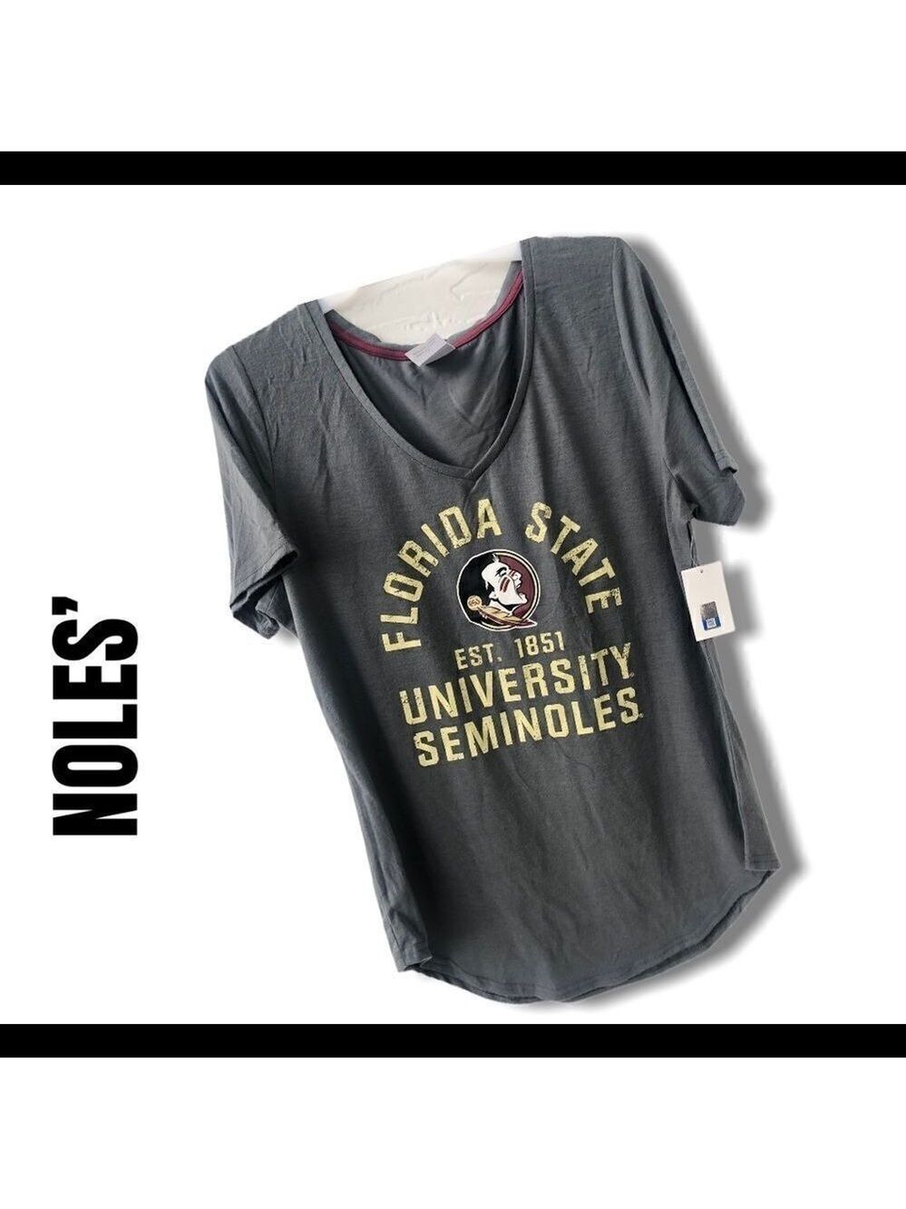 FSU Florida State Seminoles Ladies tee V-Neck